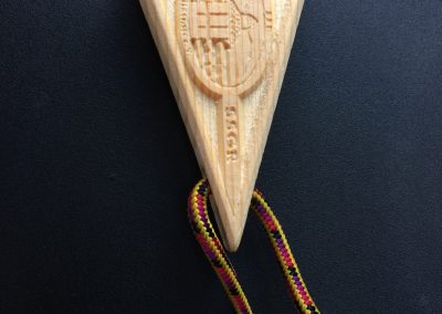 Segelverein Logoanhänger aus Holz Schlüsselanhänger