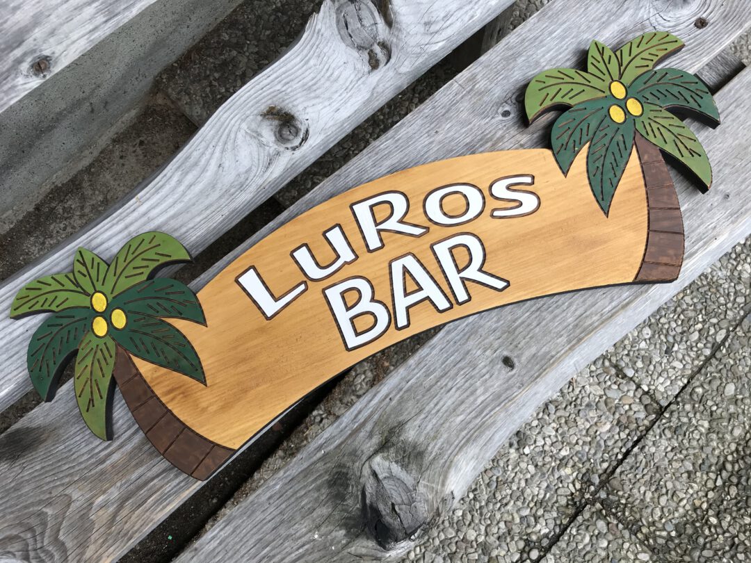 Lasergravur farbig Luros Bar