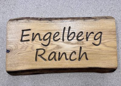 Engelberg Ranch vertieft dunkel rustikal ungesäumt